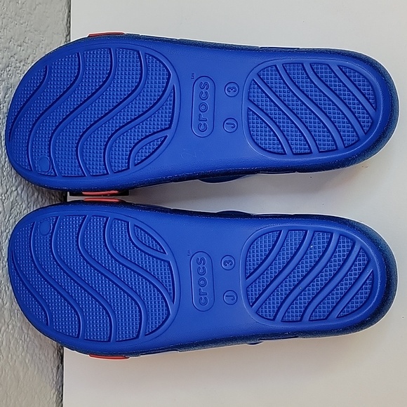 Crocs Kids Snow White Isabella Sandals Bright Cobalt Size US J3 - Picture 14 of 17